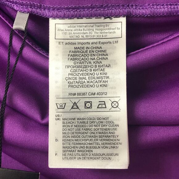 Adidas Women’s Solid Skort in Purple Size Long Large (LL) - Picture 8 of 11